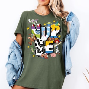 Nurse Toy Story Shirt, Disney Nurse Week Shirt, Woody Jessie Buzz Nurse Shirt, Nurse Team Sweatshirt, Disney Nurse Story Shirt, Nursing Tee