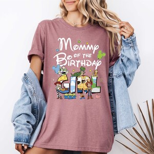 Personalized Toy Story Birthday Girl Shirt, Custom Disney Family Matching Bday Party Sweatshirt