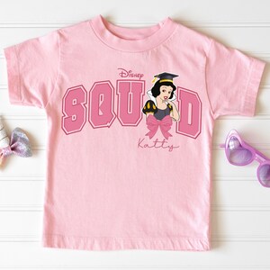 Disney Princess Graduation Squad Shirt, Belle Ariel Rapunzel Moana Graduation Party Tees, Class Of 2026 Sweater, Disney Graduate Trip Tee