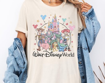 Disneyworld Toy Story Shirt, Toy Story Familie Passendes T-Shirt, Disneyland Familienurlaub Sweatshirt, Magisches Schloss Toy Story T-Shirt