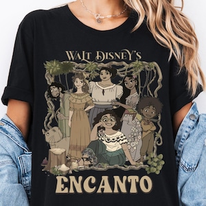 Walt Disney&#39;s Encanto Family Shirt, Vintage Encanto Family Matching Shirt, Disney Mirabel Madrigal Shirt, Disneyland Family Vacation Sweater