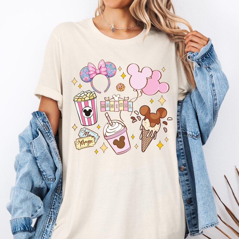 Disney Snacks Shirt, Magical Kingdom T-Shirt, Disney Just Here For The Snacks Sweatshirt, Disneyland Girls Trip Tee, WDW Family Vacation Tee