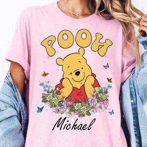 Custom Disney Pooh Bear Shirt, Winnie the Pooh Matching T-Shirt, Pooh and Friends Shirt, Piglet Roo Tigger Eeyore Tee, WDW Family Trip Tee