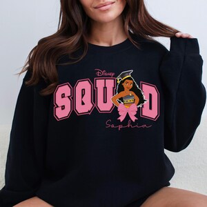 Disney Princess Graduation Squad Shirt, Belle Ariel Rapunzel Moana Graduation Party Tees, Class Of 2026 Sweater, Disney Graduate Trip Tee
