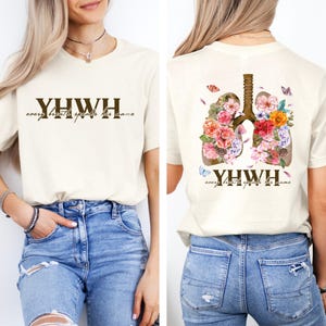 YHWH Shirt, Floral Christian Shirt, Every Breath Speak His Name T-Shirt, Floral Religious T-Shirt, Retro Christian Sweatshirt, Faith Hoodie