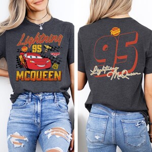 Vintage Lightning McQueen Shirt, Disney Pixar Cars T-Shirt, Retro McQueen Tee, Pixar Cars Land Tee, Disney Family Vacation Shirt