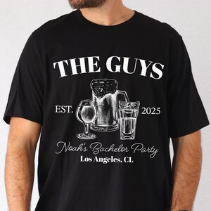 The Groom And The Guys Party Shirt, Bachelorette Party T-Shirt, Man Bachelor Party Shirt, Groomsmen Shirt, Wedding Party Man Shirt