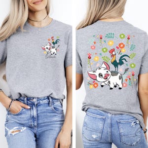 Disney Moana Characters Shirt, Disney Custom Pua Hei Hei Shirt, Disney Floral Pua Shirt, Moana Matching Shirt, Disneyland Girls Trip Sweat