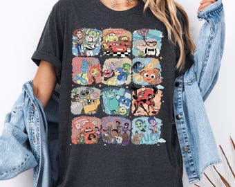 Disney All Character Pixar Shirt, Disney Pixar Movie Shirt, Pixar Fest Party Shirt, Disneyland Family Trip Sweatshirt, WDW Pixar Hoodie