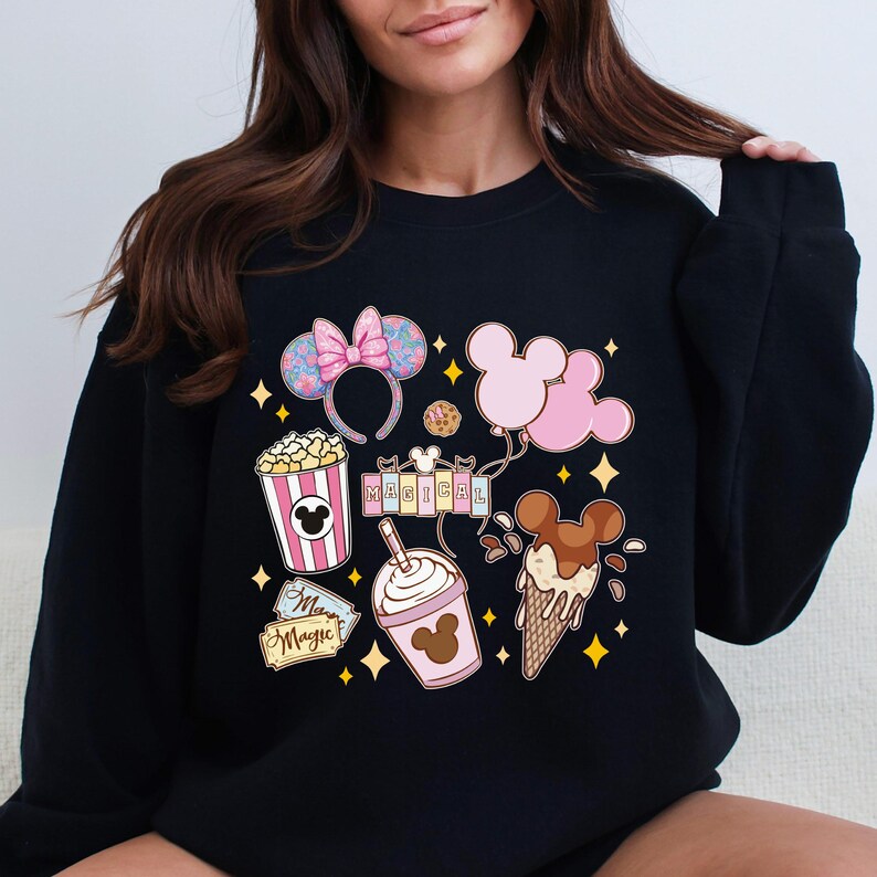 Disney Snacks Shirt, Magical Kingdom T-Shirt, Disney Just Here For The Snacks Sweatshirt, Disneyland Girls Trip Tee, WDW Family Vacation Tee
