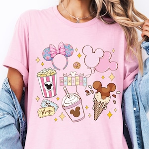 Disney Snacks Shirt, Magical Kingdom T-Shirt, Disney Just Here For The Snacks Sweatshirt, Disneyland Girls Trip Tee, WDW Family Vacation Tee