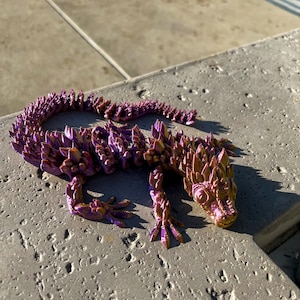 Dragon-3d printed Dragon-Articulated  Dragon-3D Printed Sensory Stress Fidget-Articulated Fidget-dragon fidget