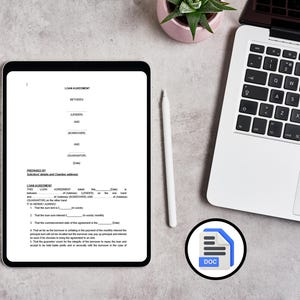 Persoonlijke afdrukbare persoonlijke leningsovereenkomst, bewerkbare sjabloon persoonlijke lening contract Persoonlijke lening, schuldbekentenis, leningsformulier, promesse