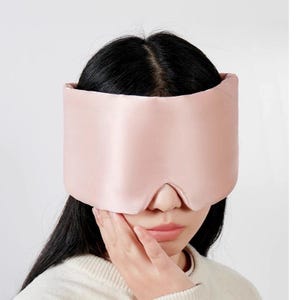 100% Mulberry Silk Sleep Mask – Double-Sided, Soft & Breathable Eye Mask for Sleep, Luxury Gift for Deep Rest