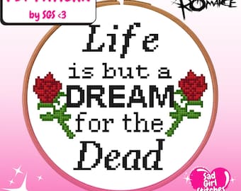 Wzór do haftu krzyżykowego My Chemical Romance Lyric w formacie PDF WYŁĄCZNIE ONLINE
