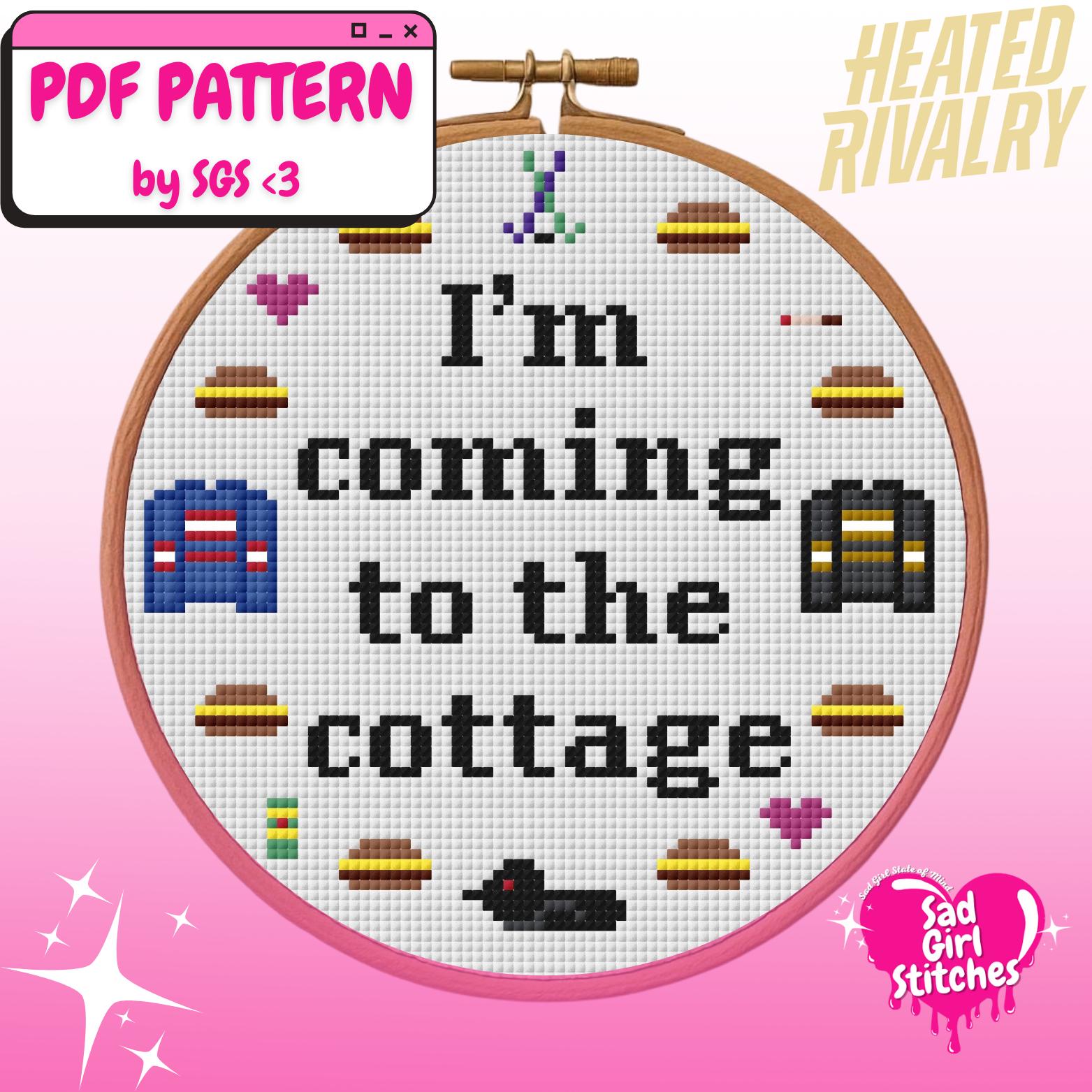 Heated Rivalry Inspired Cross Stitch Pattern - I’m Coming to the ...