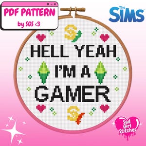 The Sims Inspired PDF Cross Stitch Pattern