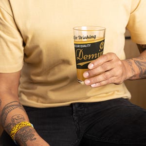 DEMIN WATER - Shaker pint glass