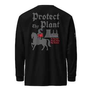 FME KNIGHTS - Kledinggeverfd zwaargewicht shirt met lange mouwen