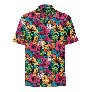 HAWAIIAN FRIDAYS - Uniseks overhemd met knopen