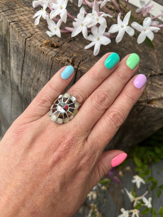 Zuni Sun Face Ring