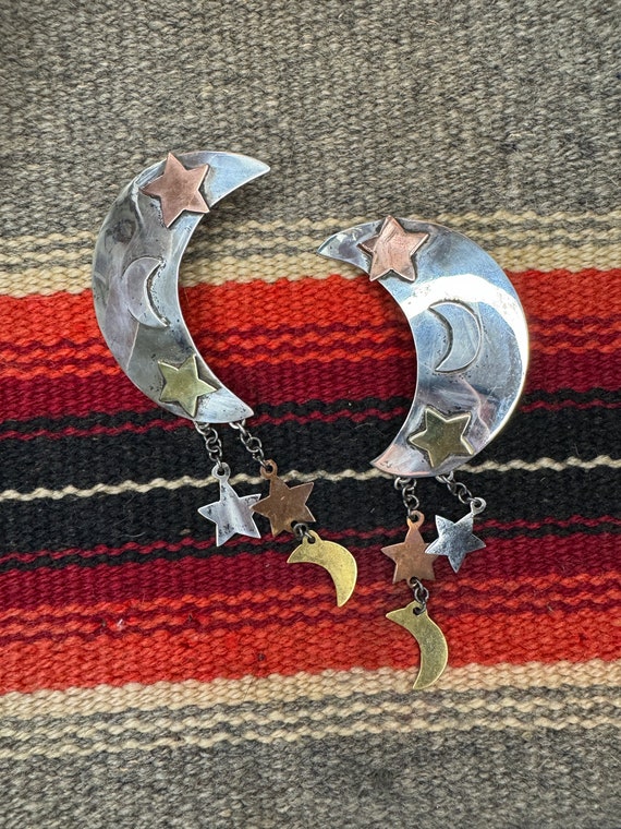 Moon and Stars Earrings