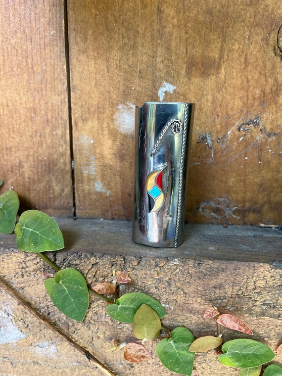 Solid Sterling Silver Marijuana Leaf Bic Lighter Case