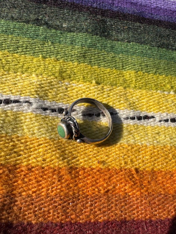 Lace Agate Sterling Silver Ring - image 6