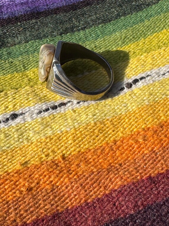 Lace Agate Sterling Silver Ring - image 4