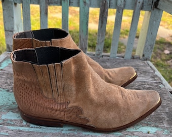 Vintage Guess Suede Ankle Boots - Size 5.5