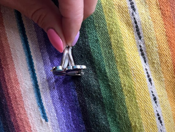 Thunderbird Zuni Pawn Inlay Ring - image 3