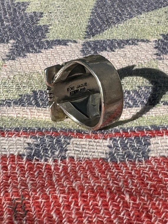 Roie Jaque Turquoise Square Ring - image 5