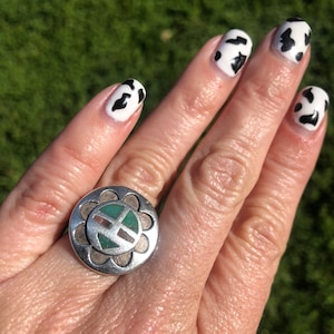 Zuni Sun Face Sterling Zilveren Ring