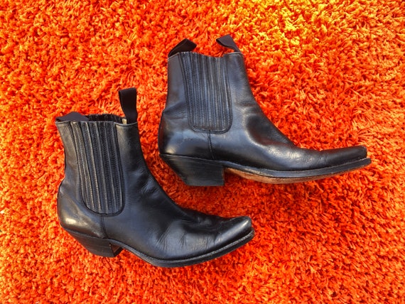 Vintage Leather Ankle Boots