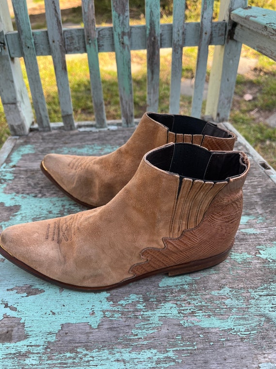 Vintage Guess Suede Ankle Boots - Size 5.5 - image 3