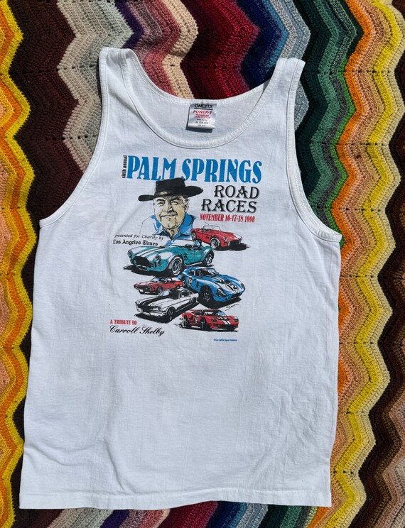Vintage Palm Springs Road Races 1990 Tank Shirt