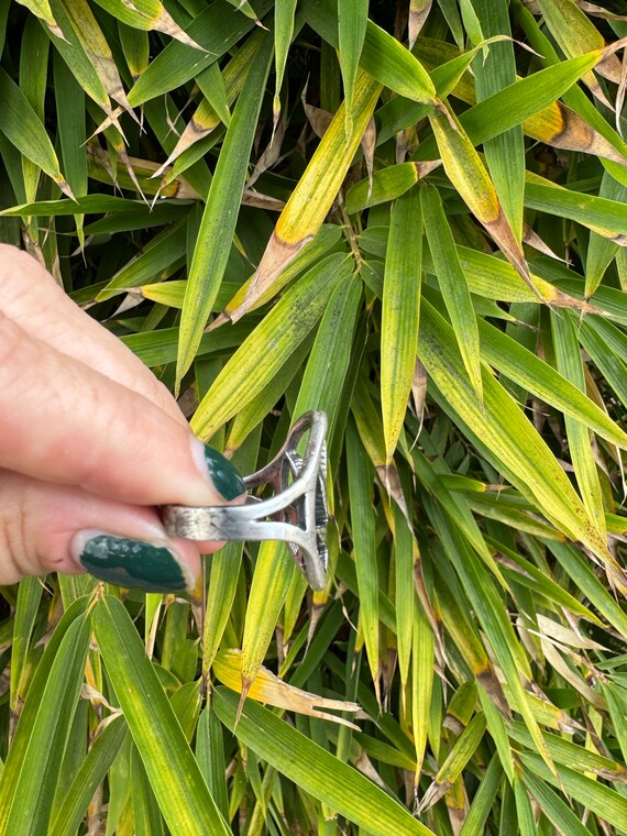 Marijuana Pot Leaf Sterling Silver Ring - image 7