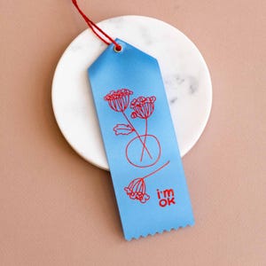 Fita I'm OK - Marcador de página, Prêmio, Decoração de parede, Presente doce, Alternativa para cartão comemorativo