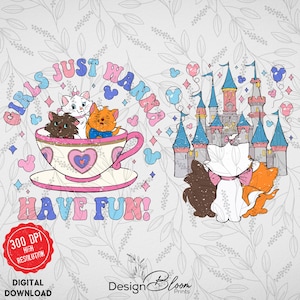 Girls Minnie Daisy Summer Png, Girls Just Wanna Have Sun, Girls Besties Png, Just Wannt Have Fun Teacup Png , Minnie Summer Png