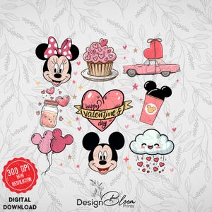 Valentine Coquette PNG, Mouse Valentine Png, Funny Valentine&#39;s Day Png, Retro Valentine Png, Valentine&#39;s Shirt, Castle Png, Digital Download