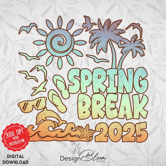 Spring Break 2025 Background