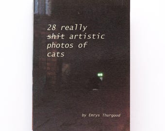 28 Really Shit/Artistic Photos of Cats - A7 Zine