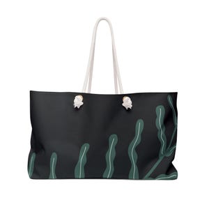Elegante bolso de fin de semana para viajes, bolso de playa, bolso de gimnasio, moda sostenible, regalo para ella, equipaje para vacaciones.