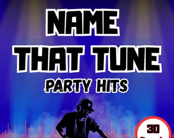 Guess the Song Music Trivia - 30 Rounds Party Hits | Digital PowerPoint Quiz Game Name that Tune | Instant Download | Perfect for Party