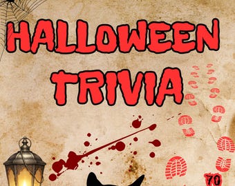 Halloween Party Trivia Game – Interactive PowerPoint Spooky Quiz for Kids & Adults