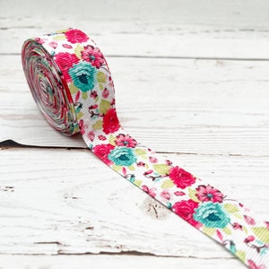 Flower Blossom Ribbon - 2 1/2 inch Polyester Ribbon – Flippin