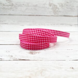 Country Gingham Ribbon, 3/8-Inch, 25-Yard – Party Spin