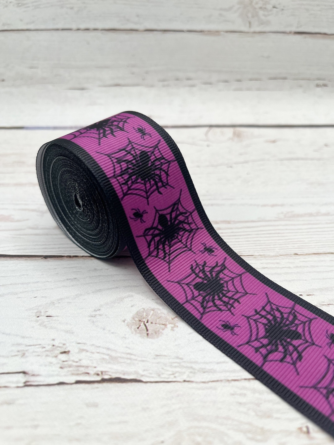 Spider Ribbon Spider Ribbon, Halloween Ribbon, Ribbon for Bows, 1.5 Inch Ribbon ...