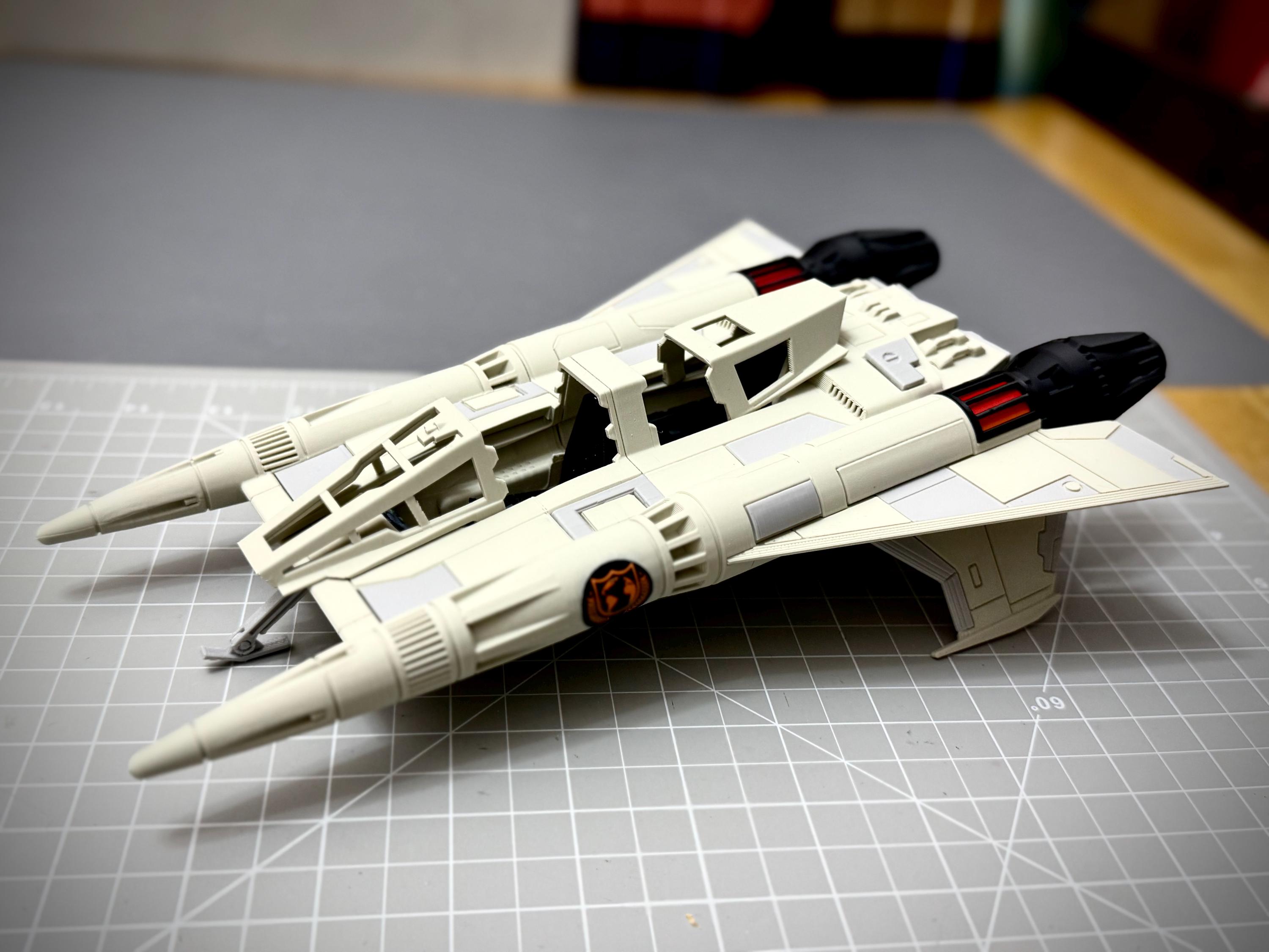 Buck Rogers Thunderfighter Starfighter Model 11in. (VARATIONS) - Etsy