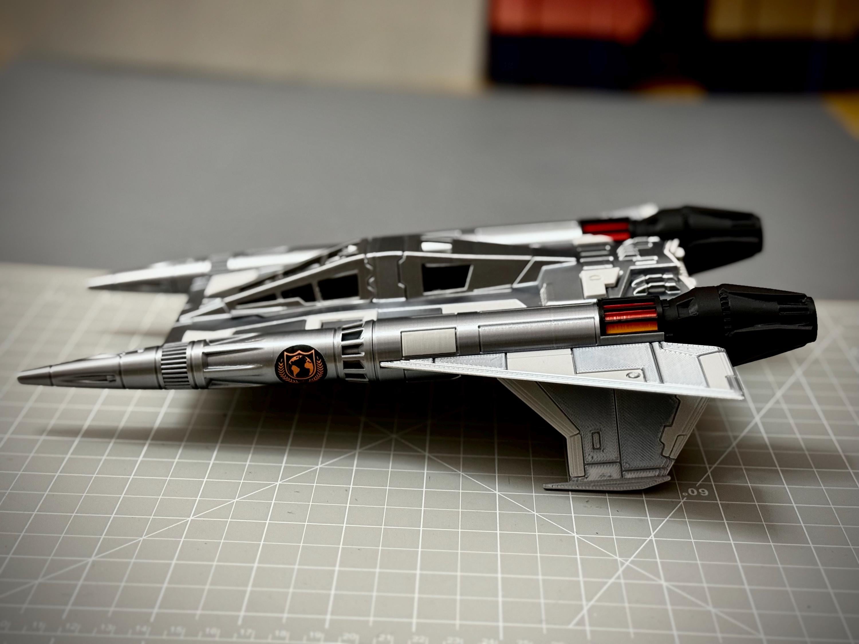 Buck Rogers Thunderfighter Starfighter Model 11in. (VARATIONS) - Etsy